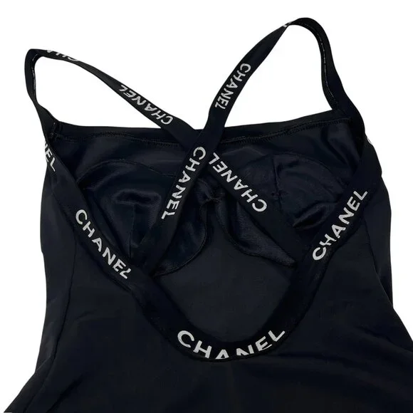 CHANEL Black One Piece Swimsuit - Picture 8 of 11